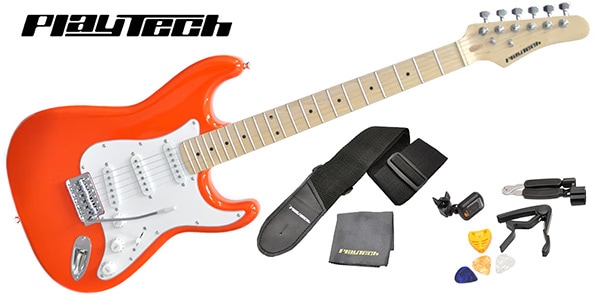 PLAYTECH ( プレイテック )  / ST250 ギター入門セット Maple Orange