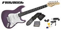 PLAYTECH / ST250 ギター入門セット Rose Purple