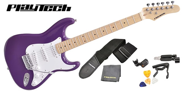 PLAYTECH / ST250 ギター入門セット Maple Purple