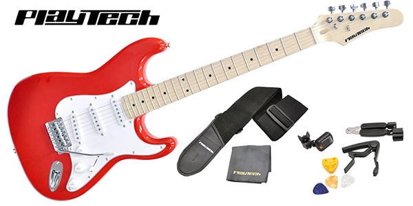 PLAYTECH ( プレイテック ) / ST250 ギター入門セット Maple Red