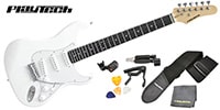 PLAYTECH / ST250 ギター入門セット Rich White