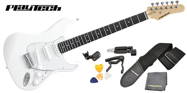 PLAYTECH ( プレイテック )  / ST250 ギター入門セット Rich White