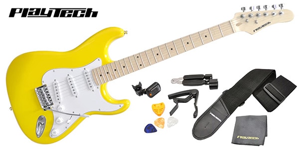 PLAYTECH ( プレイテック )  / ST250 ギター入門セット Maple Yellow