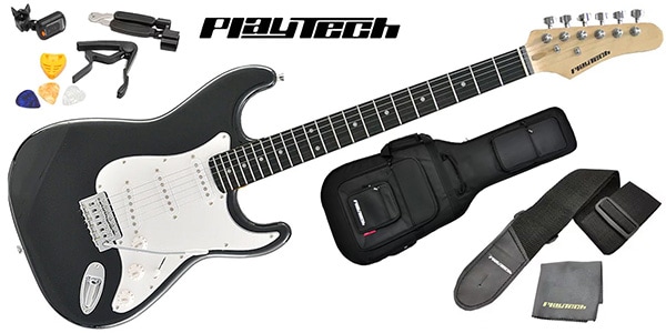 PLAYTECH ( プレイテック )  / ST250 ギター入門セット Rich Black