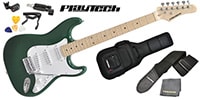 PLAYTECH / ST250 ギター入門セット Maple Green