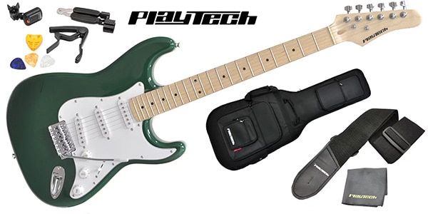 PLAYTECH ( プレイテック )  / ST250 ギター入門セット Maple Green