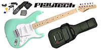 PLAYTECH / ST250 ギター入門セット Sonic Blue Maple