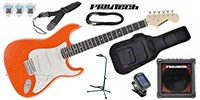 PLAYTECH ST250 ギター入門セット2 Rose Orange