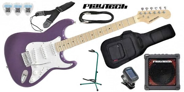 PLAYTECH/ST250 ギター入門セット2 Maple Purple