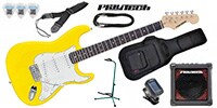 PLAYTECH ST250 ギター入門セット2 Rose Yellow