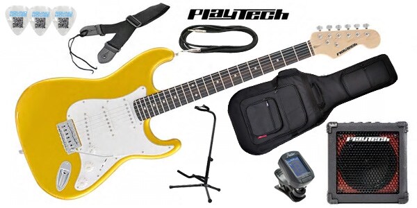 PLAYTECH/ST250 ギター入門セット3 Rose Gold