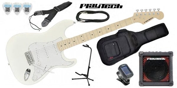 PLAYTECH/ST250 ギター入門セット3 Maple White