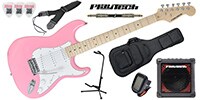 PLAYTECH ST250 ギター入門セット Maple Pink