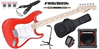 PLAYTECH ST250 ギター入門セット Maple Red