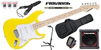 PLAYTECH ST250 ギター入門セット Maple Yellow