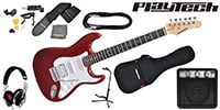 PLAYTECH / ST250SSH Rose Metallic Red ギター入門セット 3