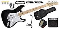 PLAYTECH / ST250SSH ギター入門セット Maple Black