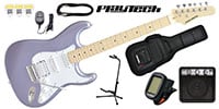 PLAYTECH / ST250SSH ギター入門セット  Maple Metalic Blue