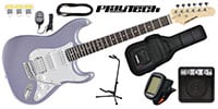 PLAYTECH / ST250SSH ギター入門セット  Rodewood Metalic Blue