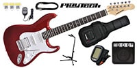 PLAYTECH / ST250SSH ギター入門セット  Maple Orange