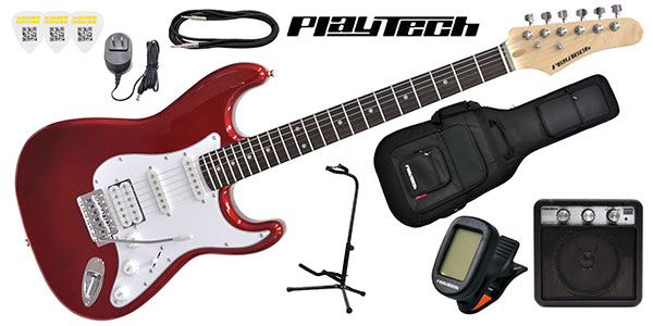 PLAYTECH ( プレイテック )  / ST250SSH ギター入門セット  Maple Orange