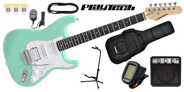 PLAYTECH ( プレイテック )  / ST250SSH ギター入門セット  Rodewood Sonic Blue