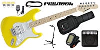 PLAYTECH / ST250SSH ギター入門セット  Maple Yellow
