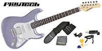 PLAYTECH / ST250SSH ギター入門セット Rose Metallic Blue