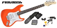 PLAYTECH / ST250SSH ギター入門セット Rose Orange