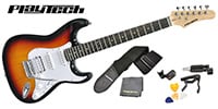 PLAYTECH / ST250SSH ギター入門セット Rose Sunburst
