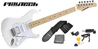 PLAYTECH / ST250SSH ギター入門セット Maple White