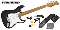 PLAYTECH / ST280 ギター入門セット Black