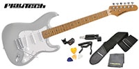 PLAYTECH / ST280 ギター入門セットGray