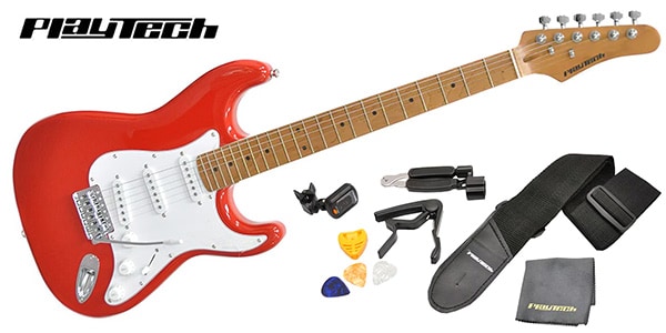 PLAYTECH ( プレイテック )  / ST280 ギター入門セット Red