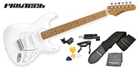 PLAYTECH / ST280 ギター入門セット White