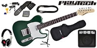 PLAYTECH / TL250 Rose Green ギター入門セット 3