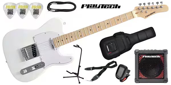 PLAYTECH ( プレイテック )  / TL250ギター入門セットMaple White