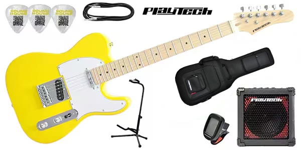 PLAYTECH ( プレイテック )  / TL250ギター入門セットMaple Yellow