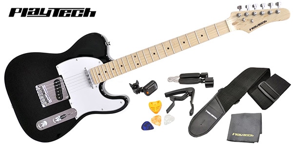 PLAYTECH ( プレイテック ) / TL250 ギター入門セット Maple Black
