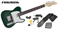 PLAYTECH / TL250 ギター入門セット Rose Green