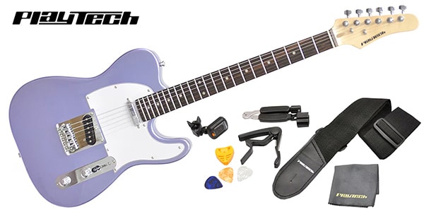 PLAYTECH ( プレイテック ) / TL250 ギター入門セット Rose Metallic Blue