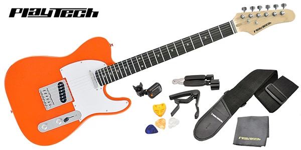PLAYTECH ( プレイテック )  / TL250 ギター入門セット Rose Orange