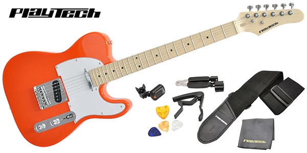 PLAYTECH ( プレイテック ) / TL250 ギター入門セット Maple Orange