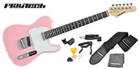 PLAYTECH / TL250 ギター入門セット Rose Pink