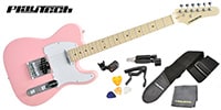 PLAYTECH / TL250 ギター入門セット Maple Pink