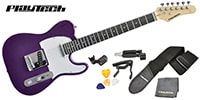 PLAYTECH / TL250 ギター入門セット Rose Purple