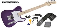PLAYTECH / TL250 ギター入門セット Maple Purple