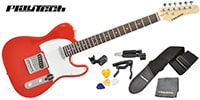 PLAYTECH / TL250 ギター入門セット Rose Red