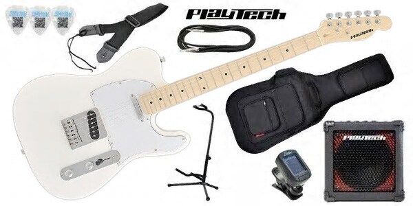 PLAYTECH/TL250 ギター入門セット3 Maple White