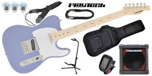 PLAYTECH/TL250ギター入門セット Metallic Blue